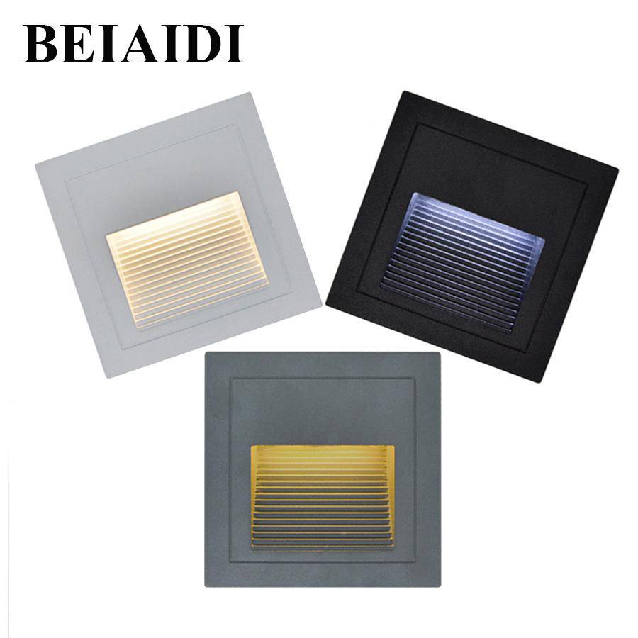 Beiaidi outdoor LED wall light for stairs - vue 2 sur 4