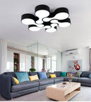 Modern nested rounded LED ceiling light