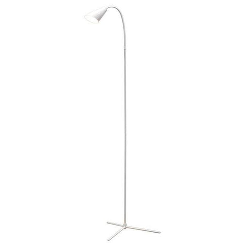 Simplistic flexible LED floor lamp for desk