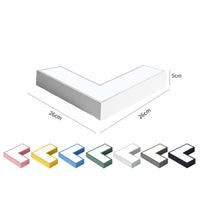 Right-angle LED designer ceiling light arrow