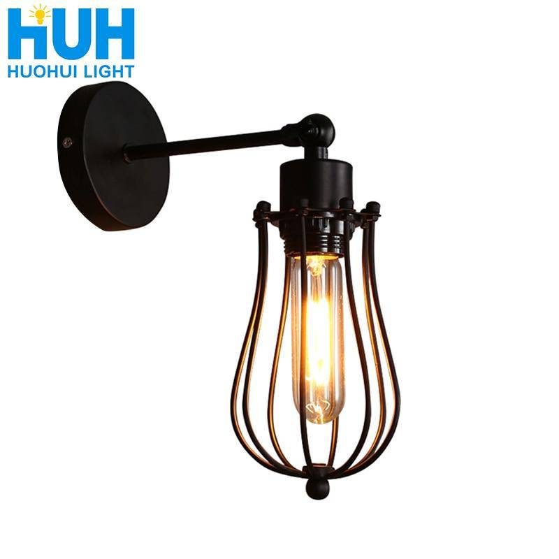 Vintage cage wall light - vue 7 sur 7
