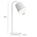 Modern LED desk lamp with colored metal lampshade Study