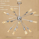Makari adjustable modern LED spider-style metal chandelier