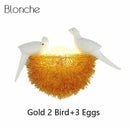 Bird's nest shape LED wall light