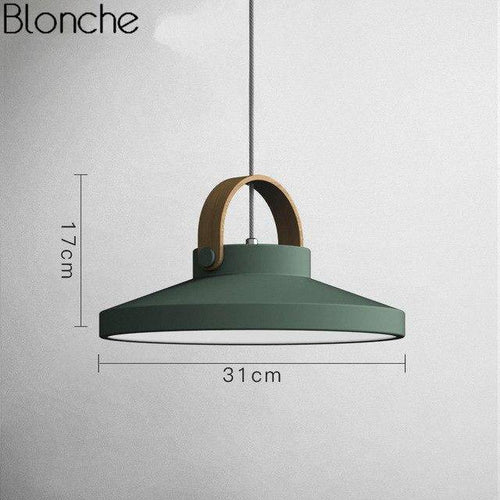 Suspension design LED en bois et métal Moderna - vue 20 sur 21