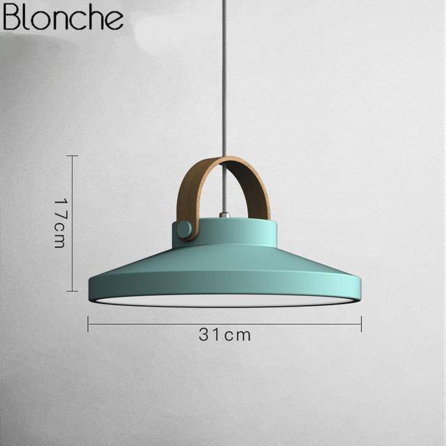 Suspension design LED en bois et métal Moderna - vue 4 sur 21