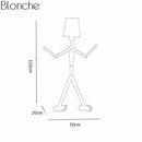 Modern LED character floor lamp