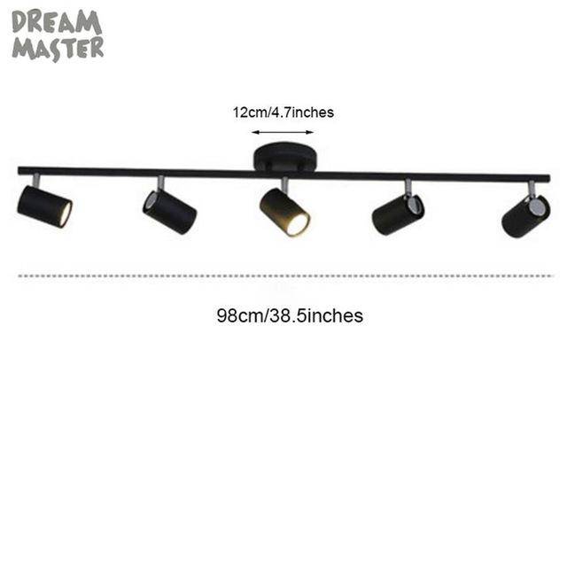 Modern adjustable LED spotlight bar - vue 11 sur 17