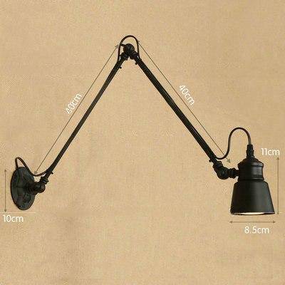 Antique wall light with articulated arm Beside - vue 9 sur 10