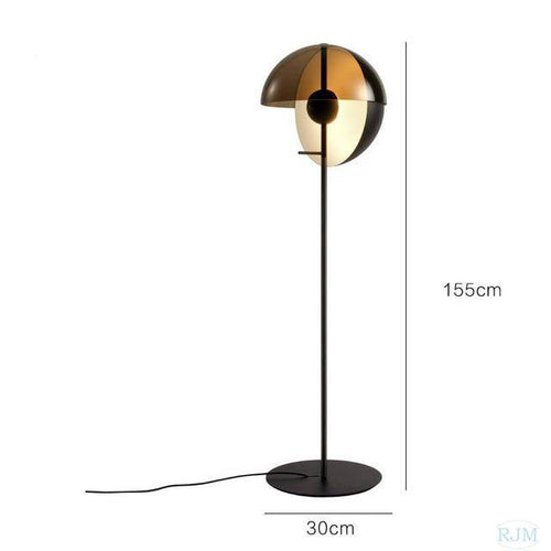 Design LED floor lamp with interchangeable globe - vue 8 sur 11