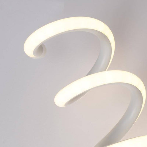 Aluminium spiral LED wall light - vue 5 sur 7