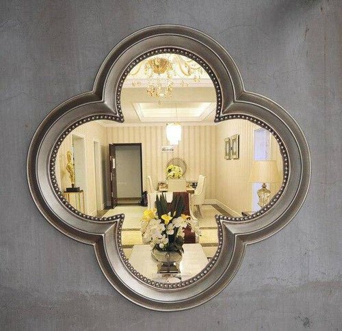 Retro 4 Leaf Clover Decorative Wall Mirror - vue 12 sur 16
