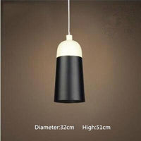 Designer LED pendant light with rounded metal lampshade with gold edges Loft
