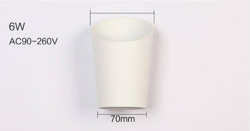 Cylindrical LED wall light decor - vue 5 sur 5
