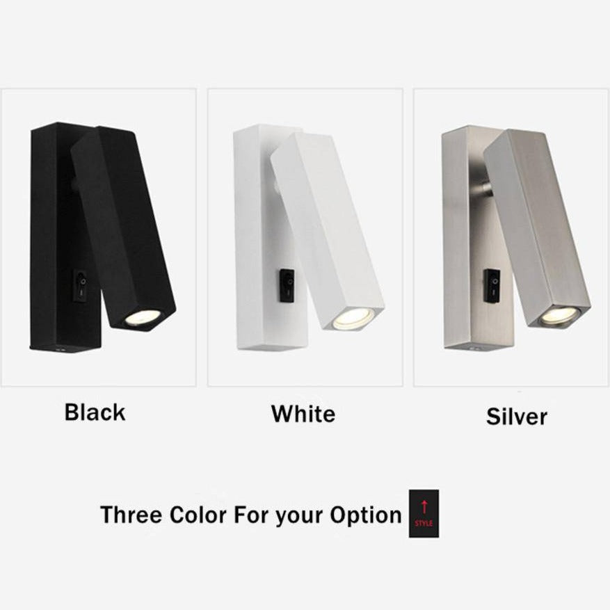 Adjustable LED wall spotlight Study - vue 4 sur 6