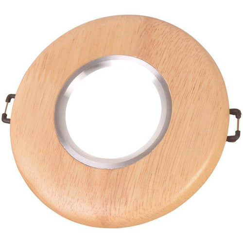 Aibiou wooden LED ceiling spotlight - vue 12 sur 11