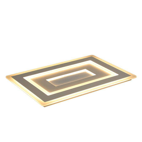 Modern rectangular LED ceiling light - vue 4 sur 4