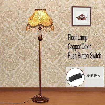 LED floor lamp with fabric shade - vue 15 sur 15