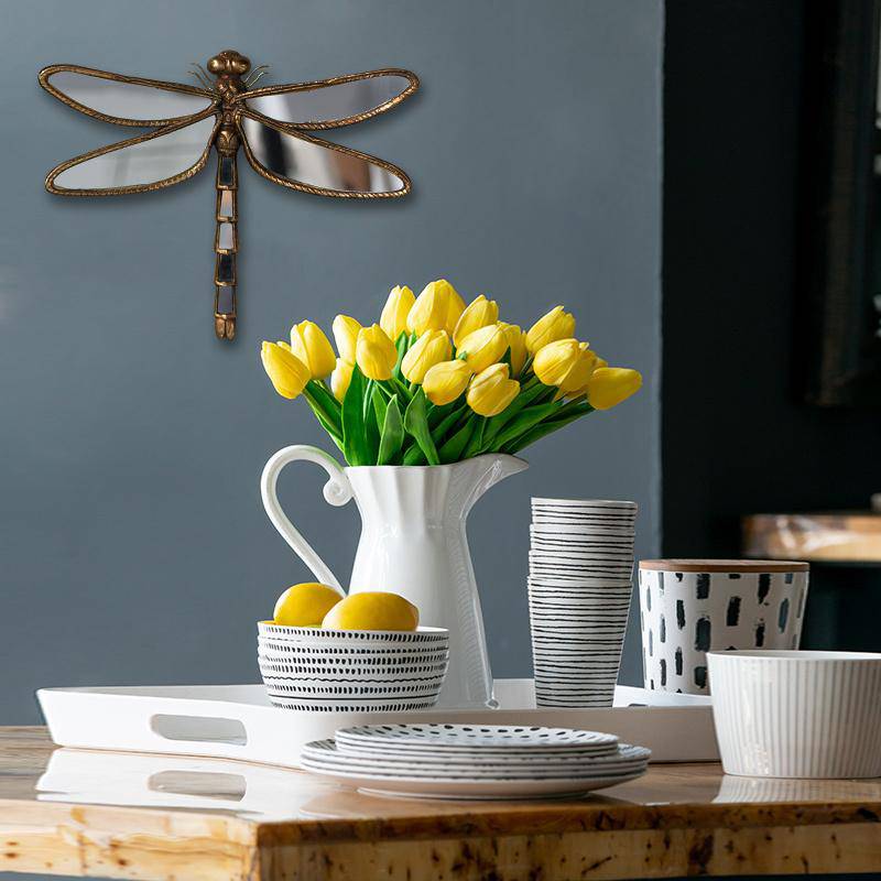 Enamel Dragonfly Wall Mirror - vue 4 sur 6
