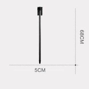 LED designer wall light gold bar rotate - vue 5 sur 6