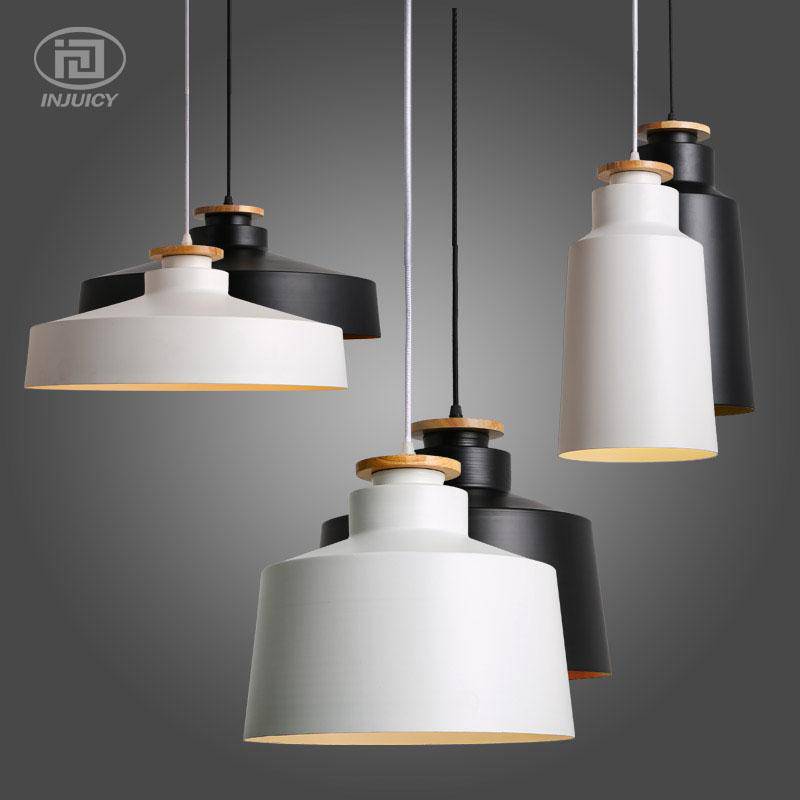 Modern multi-shape aluminium pendant light loft - vue 6 sur 16