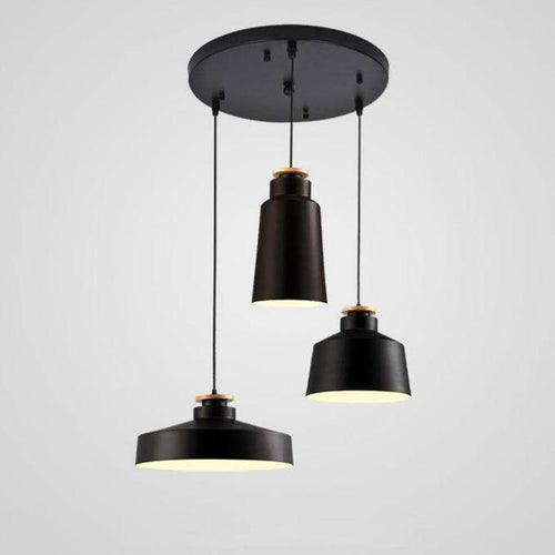 Modern multi-shape aluminium pendant light loft - vue 9 sur 16