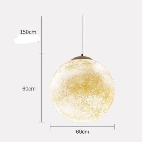 Moon-shaped pendant light - vue 8 sur 9