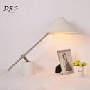 Designer LED desk lamp with triangular shade
