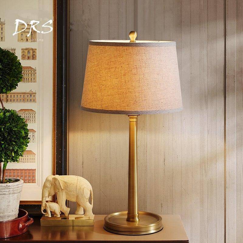 Modern fabric bedside lamp Night
