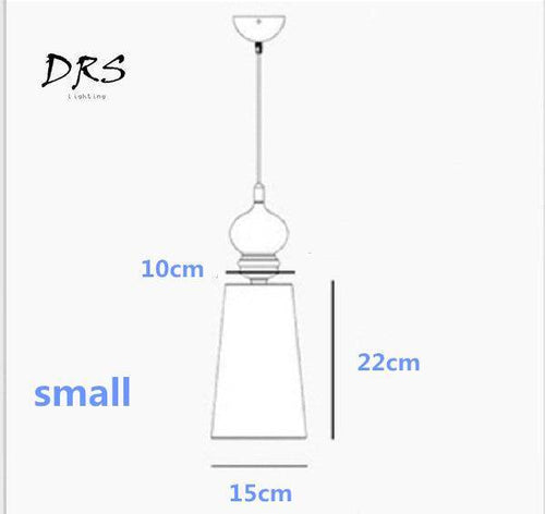 Retro chrome pendant light - vue 9 sur 14
