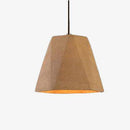 Terracotta ceramic pendant light concrete