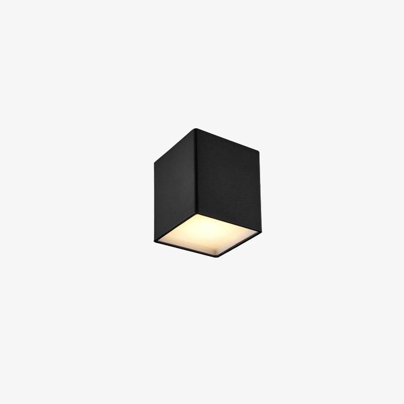 Beal cube-shaped aluminium LED designer spotlight