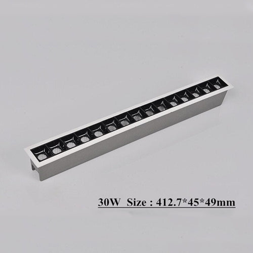 Balvin modern rectangular recessed LED spotlight - vue 8 sur 12