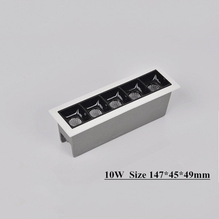 Balvin modern rectangular recessed LED spotlight - vue 12 sur 12