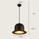 Modern hat pendant light