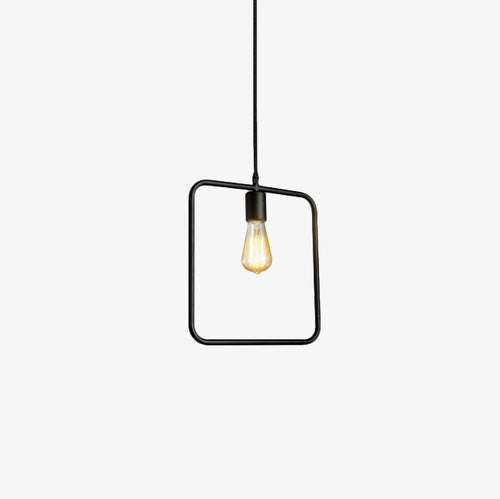 Geometric pendant light square, round, triangle, star - vue 6 sur 11