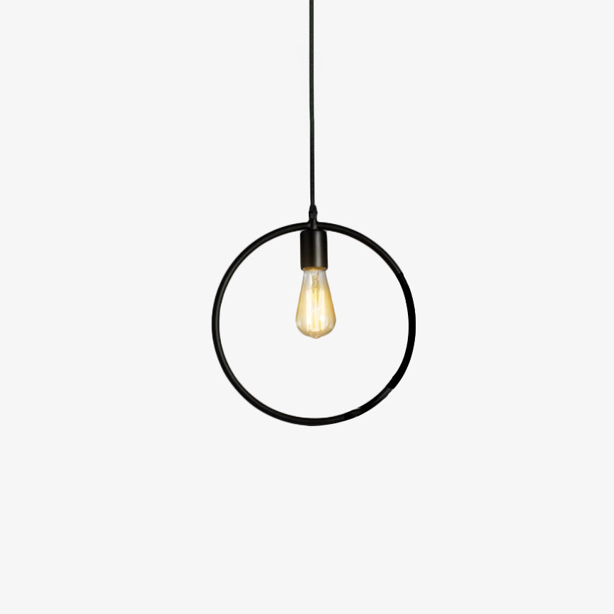 Geometric pendant light square, round, triangle, star - vue 8 sur 11